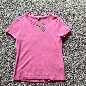 Cashmere short sleeve t